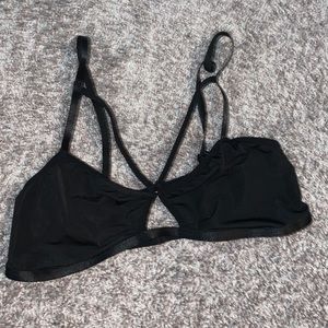 Out From Under Black Bralette Size M